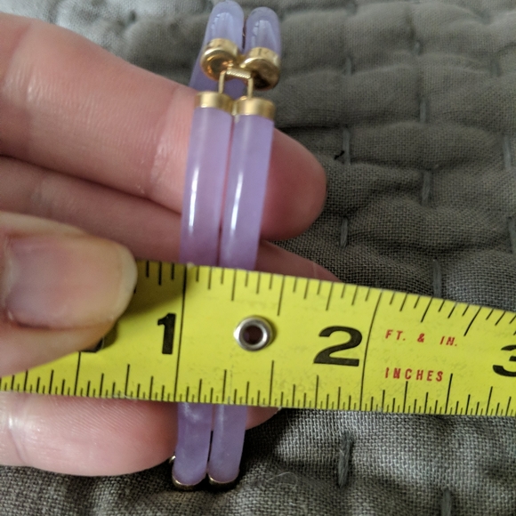 Lavender Jade Bracelet 14k - Picture 8 of 8